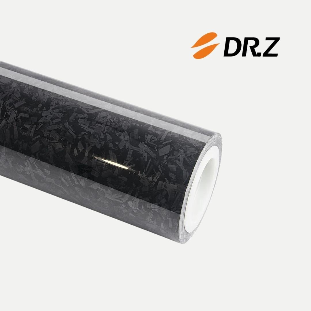 Black Forged Carbon Fiber Vinyl Wrap car wrap vinyl color OEM Factory price decorative films color-changing car tpu film
