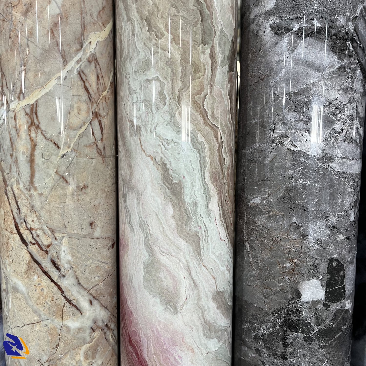 UV COATING Digital Printing Marble PET/PVC Decorative Films For PVC Wall Panels Marble Furniture Films PVC Foil For Laminating
