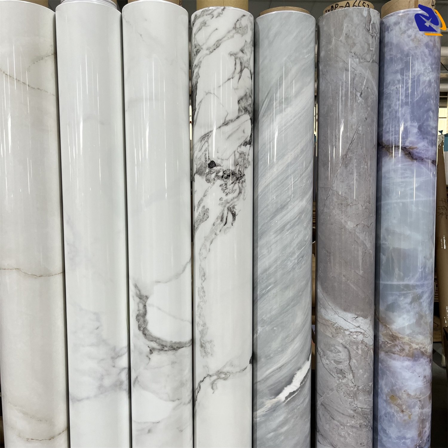 UV COATING Digital Printing Marble PET/PVC Decorative Films For PVC Wall Panels Marble Furniture Films PVC Foil For Laminating