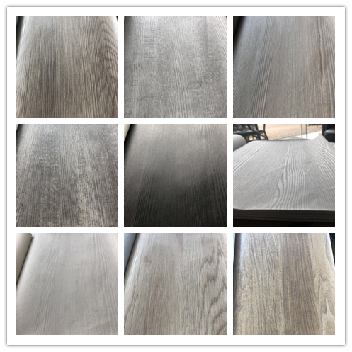 factory wholesale 30g walnut PU paper for furniture decoration oak wood grain