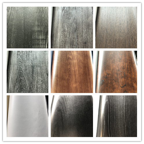 factory wholesale 30g walnut PU paper for furniture decoration oak wood grain