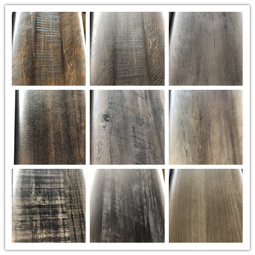 factory wholesale 30g walnut PU paper for furniture decoration oak wood grain