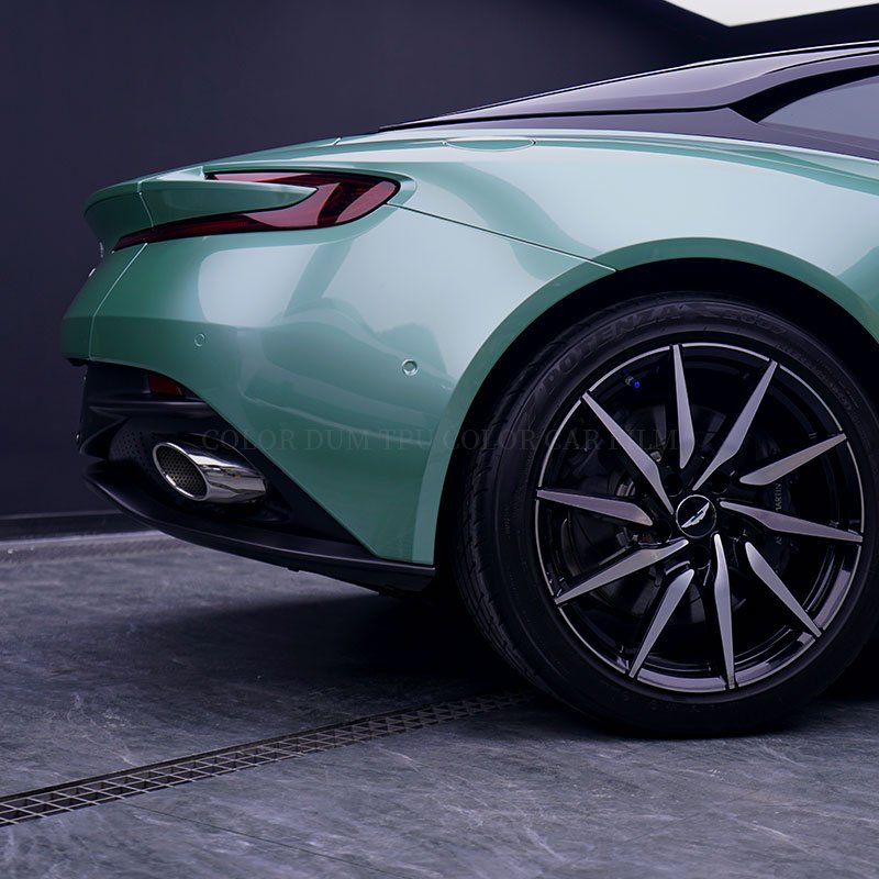 Colordum K014 Gloss Hell Green High Glossy Color TPU Paint Protection Film Full Body Anti Yellow Self Healing PPF Car Film