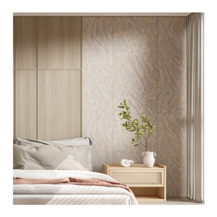 Small MOQ PVC PP TPO PEF sitara decoration film without adhesive EB Treatment for 2D flat lamination 2D metal lamination