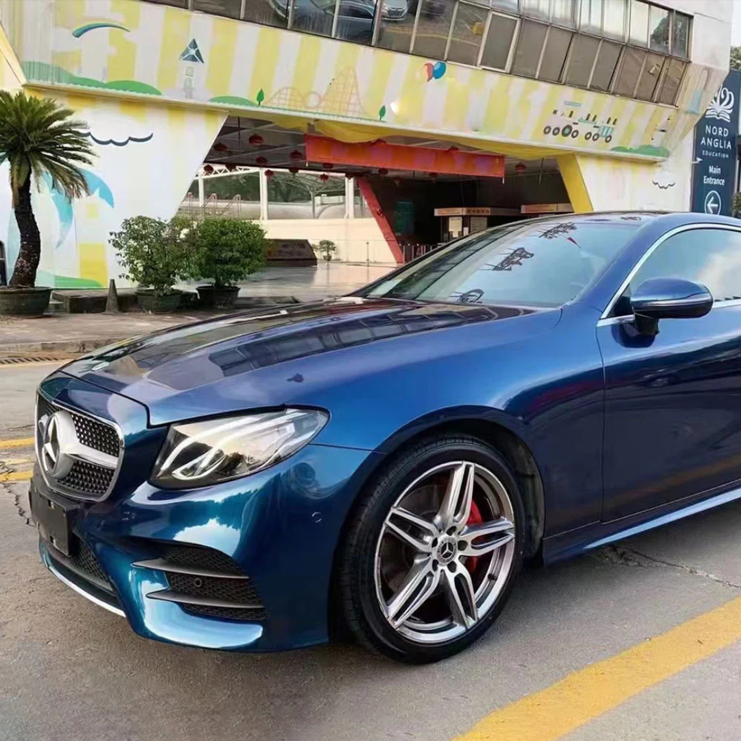 Glossy Metallic lndigo Blue Vinyl Wrap car wrap vinyl color OEM Factory price decorative films color-changing car tpu film