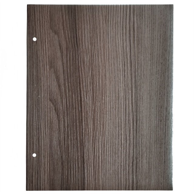 Dark Wood Brushed Design Self Adhesive PVC Decorative Film Wood Grain Furniture Sticker Paper DIY Film