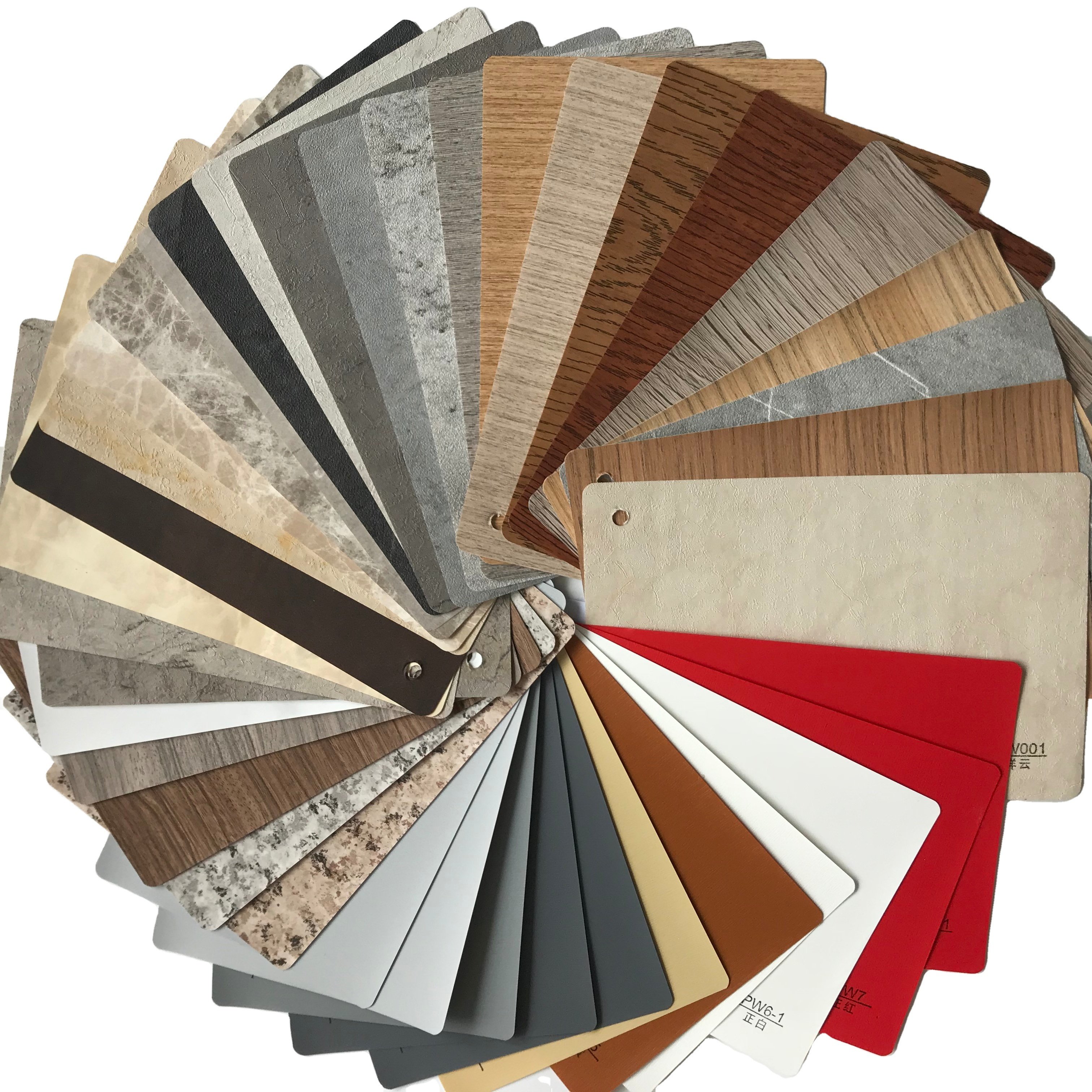 China Supplier 0.16 mm wrapping Stone PVDF + PVC decorative film Outdoor