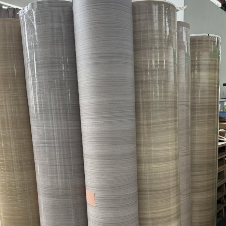 New solid wooden veneer UV surface anti scratch Oil resistant PVC protective film for door wall furniture