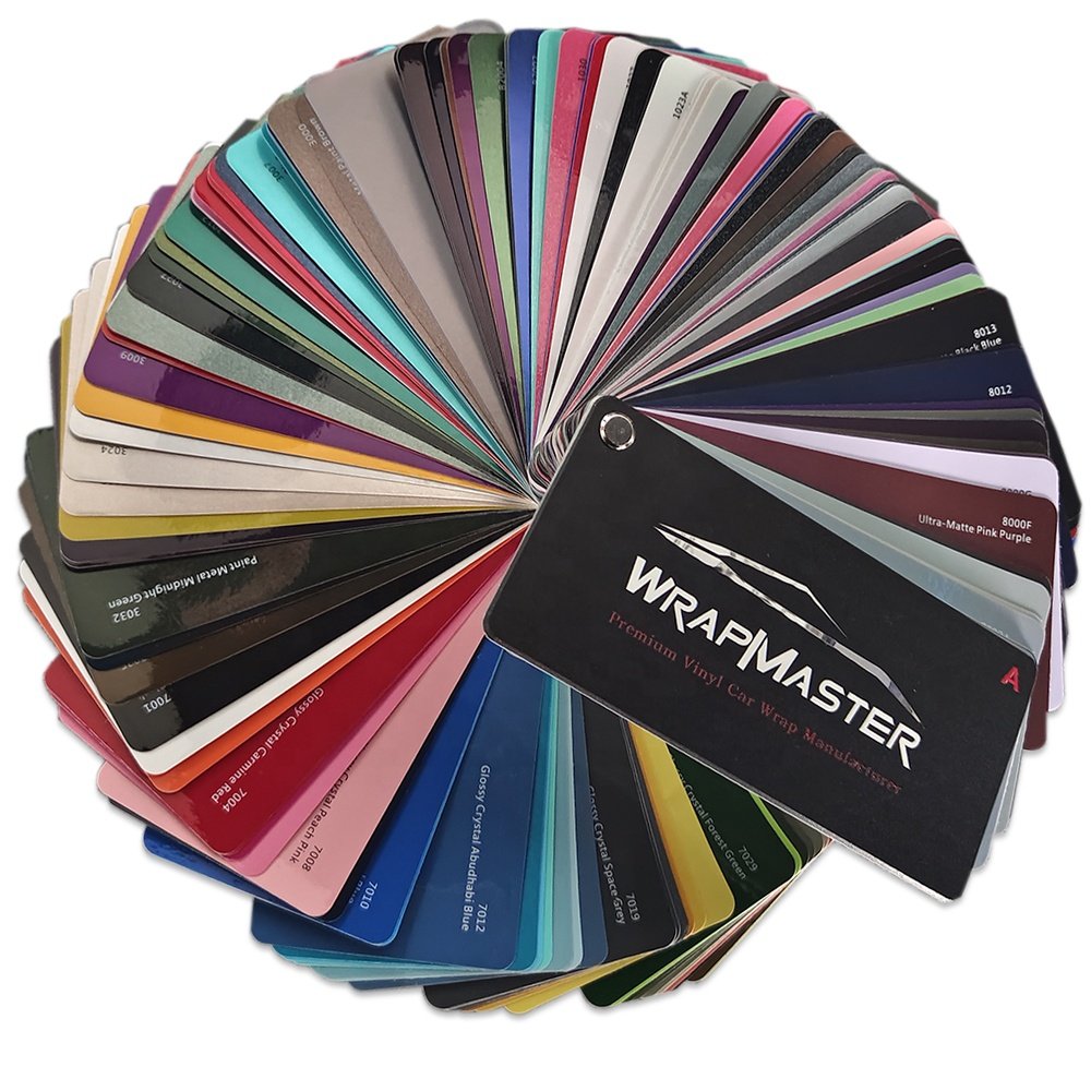 WRAPMASTER A Set Of Catalogue Sample Books Vehicle Body Vinyl Swatch Book Auto Car Stickers