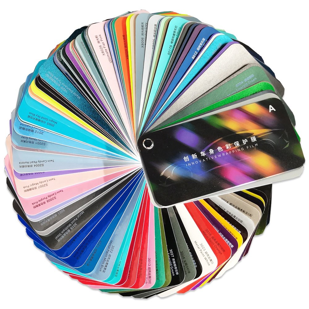 WRAPMASTER A Set Of Catalogue Sample Books Vehicle Body Vinyl Swatch Book Auto Car Stickers