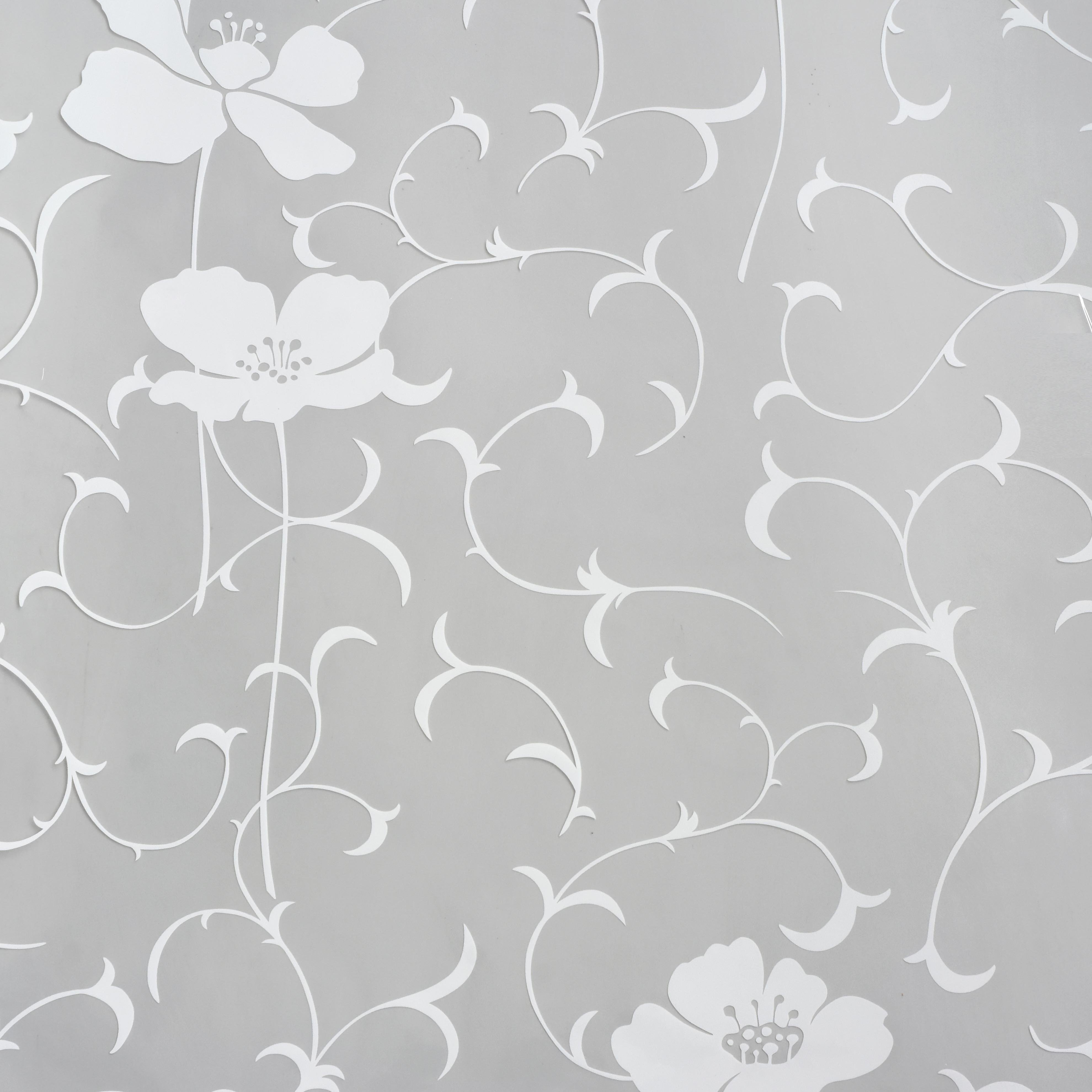 Frosted Window Film Matte White Glass Tint Heat Control Decorative Film For Home Office Privacy Building Window Film