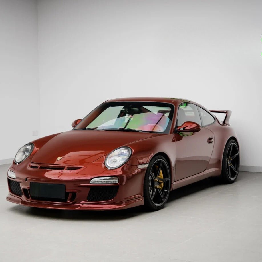 Glossy Metallic Red Vinyl Wrap car wrap vinyl color OEM Factory price decorative films color-changing car tpu film