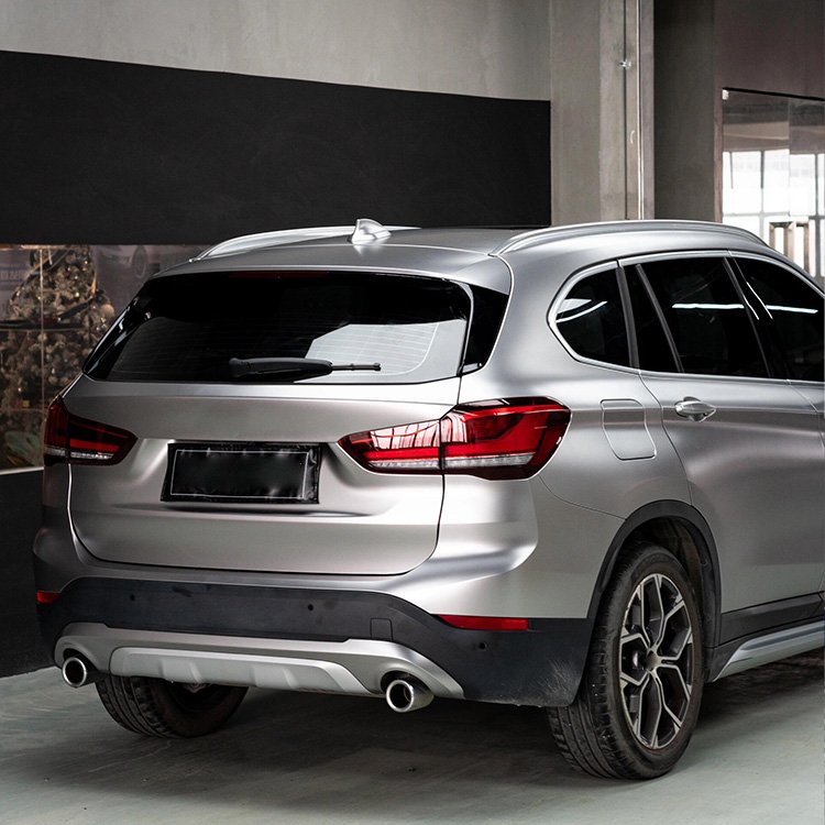 Pure Metal Brown Grey Car Wrap Vinyl Car Body Stickers Film Color Change For Vehicle Car Wrapping