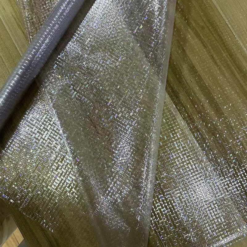 Colorful Modern Embossed PVC Glass Film 40cm Width Stylish and Elegant Decorative Roll for Hotel Spaces