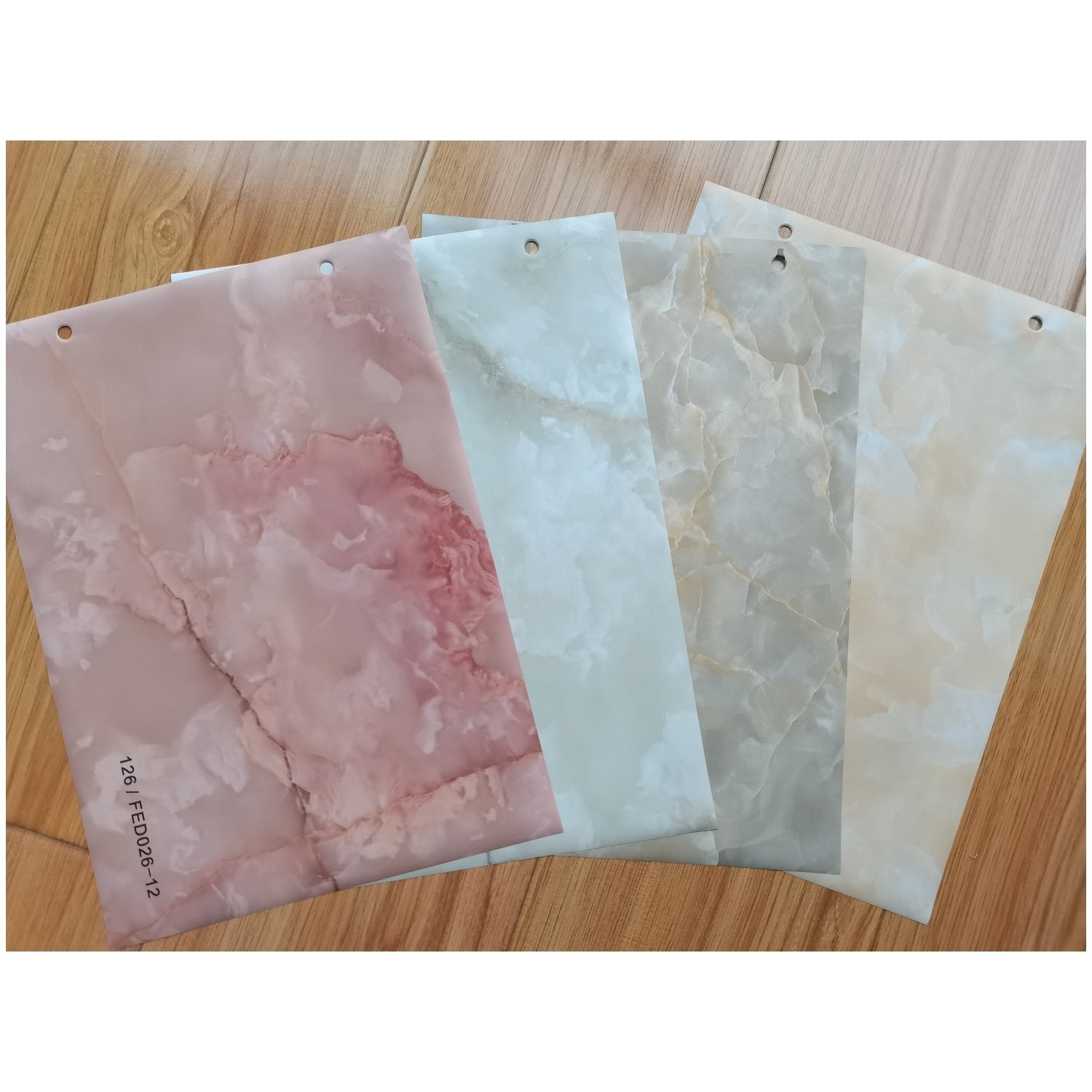 Marble Grain Matte PVC Membrane Foil PVC Hot Lamination Films For Doors Surface Decoration