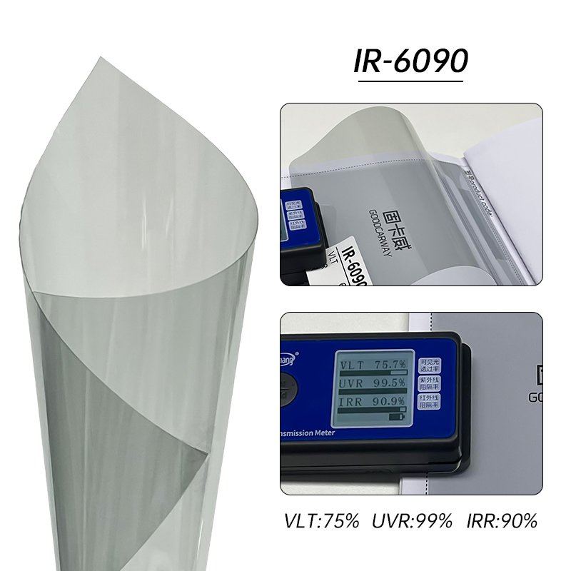IR Series VLT 60% Nano ceramic window film 5G signal high vision grey window tint auto protection stable quality Ceramic film