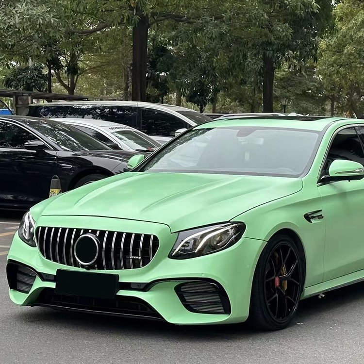 Ultimate Flat Hazy Green car wrapping film milan color ppf green car vinyl wrap car brands stickers