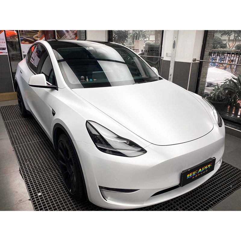 Wrap Car Pvc Pet White Matte Wrap Paint Protection Film Color Car Wrap Decorative Films Auto Sticker