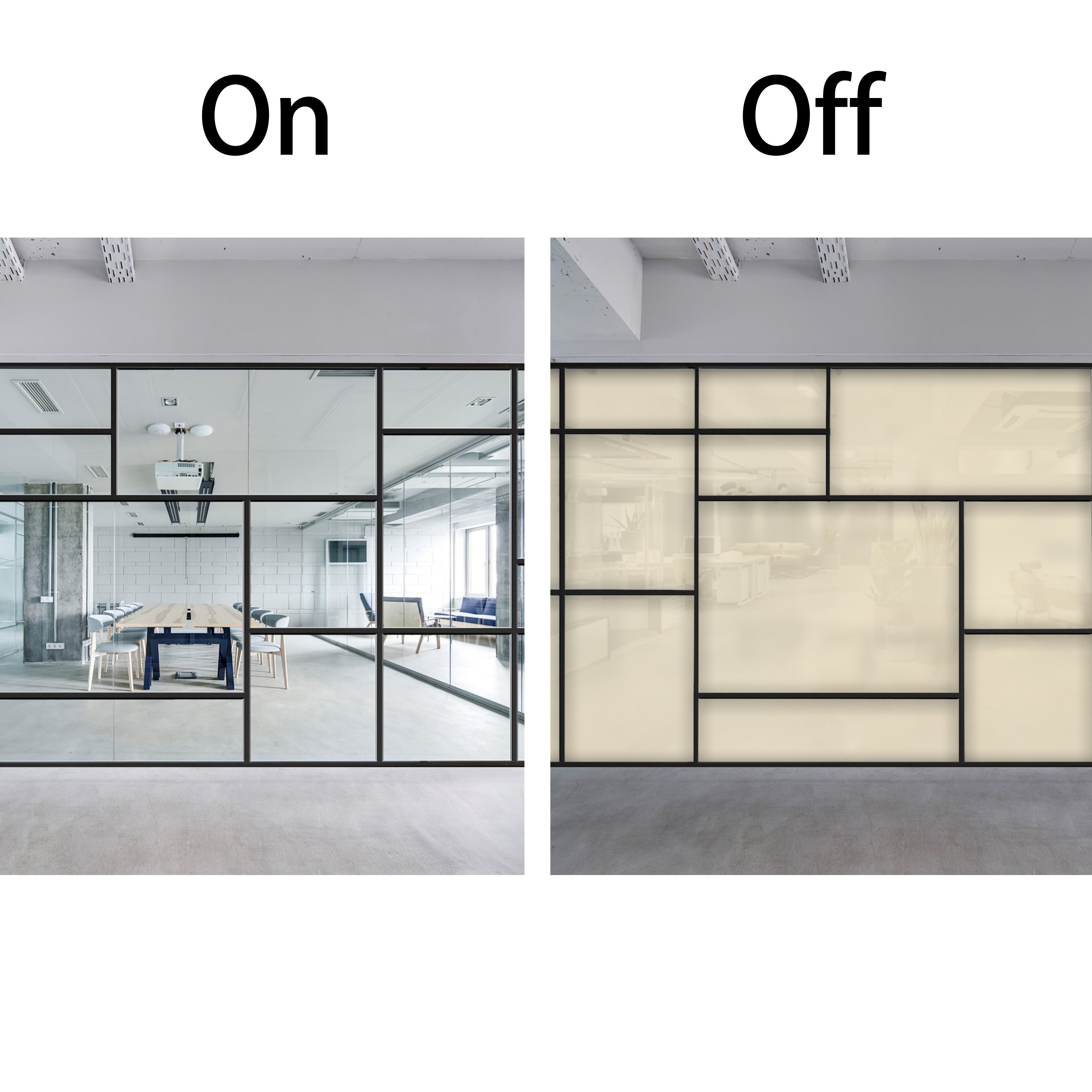 Free Sample Pdlc Smart Film Switchable Intelligent Electric Privacy Frosting Smart Film For Glass with controller