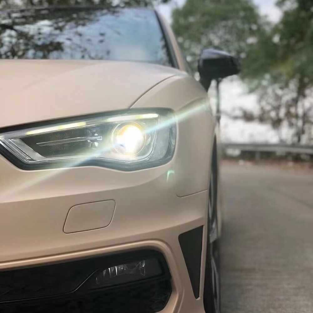 WRAPMASTER 1.52*18m High Level Quality Ultimate Flat Shine Latte Vehicle Vinyl Wrap Car Wraps for sale Car Sticker