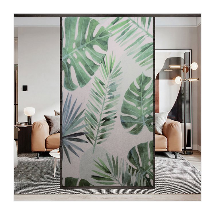 Self Adhesive Glass Door Decorative Films Building Window Film Privacy Office Washroom Frosted Window Film