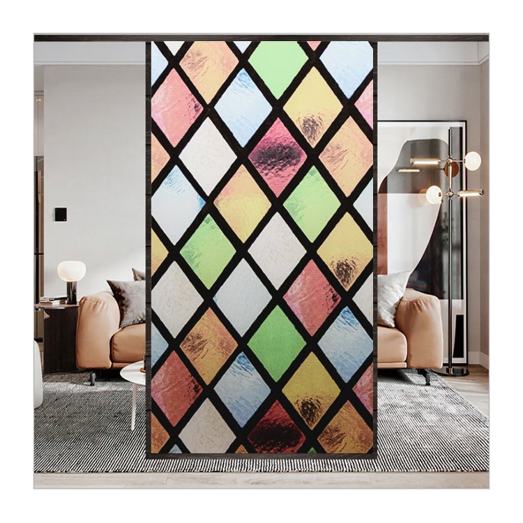 Self Adhesive Glass Door Decorative Films Building Window Film Privacy Office Washroom Frosted Window Film