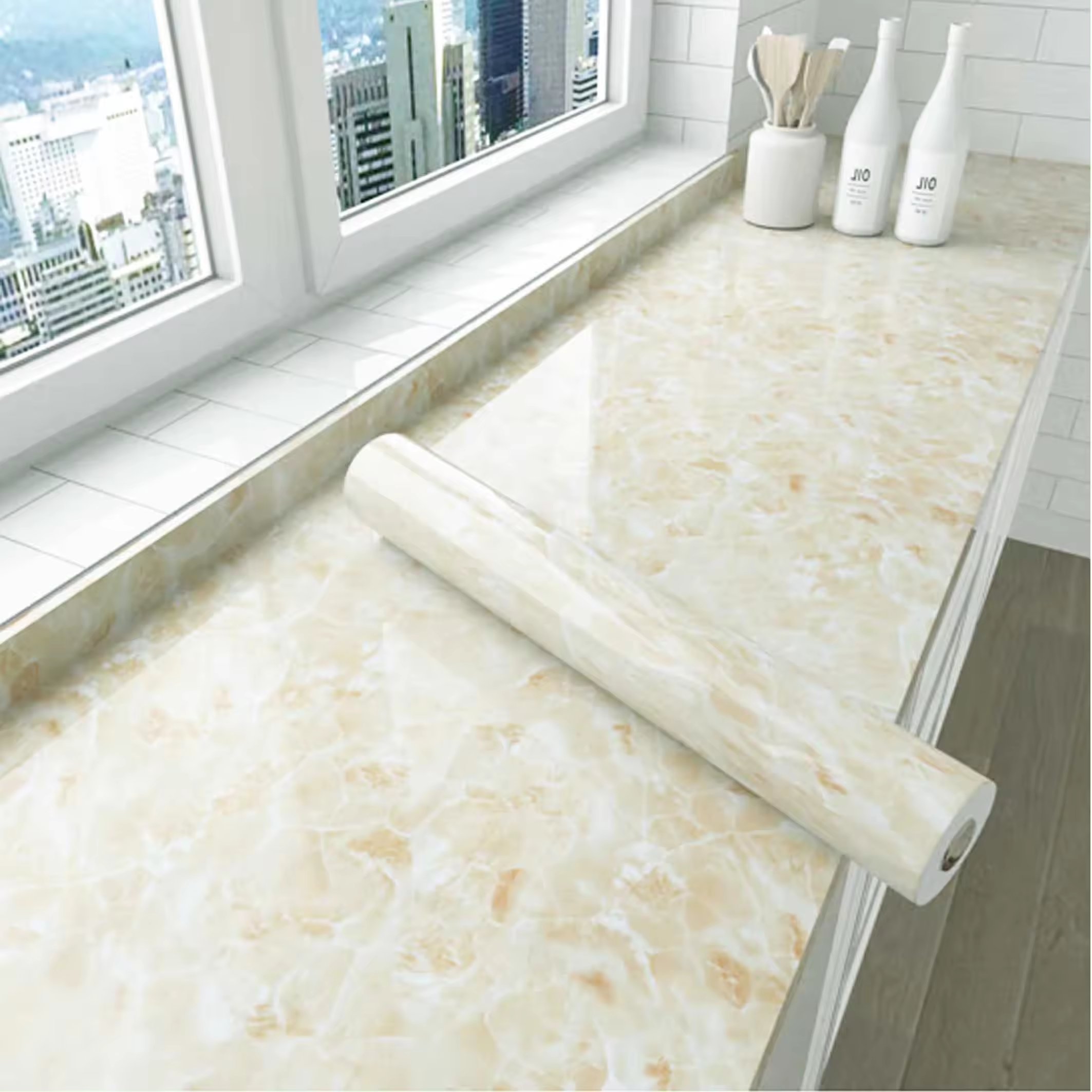 Marble Foil Self Adhesive panel film marble decorative marble hydrographic water transfer printing film
