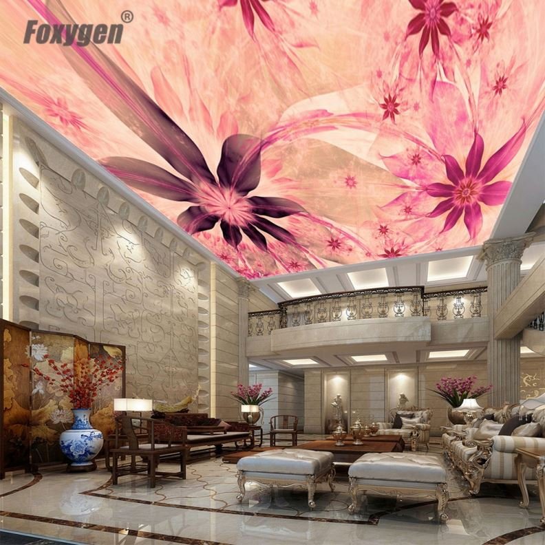 Most popular factory price foxygen uv print 5m strech ceiling film