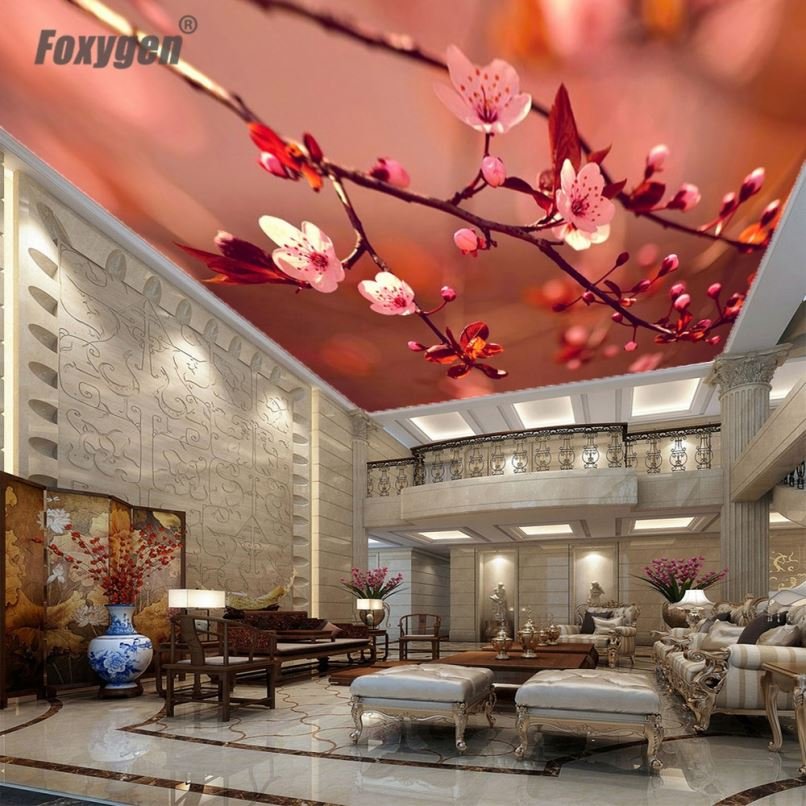 Most popular factory price foxygen uv print 5m strech ceiling film