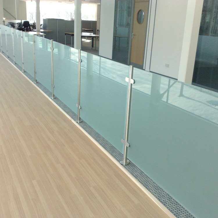 Customization 8.76mm privated soundproof frosted glass for sale
