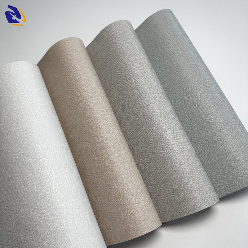 Fabric Design PVC Decorative Film For PVC Wall Panels Laminating Machine Cloth PVC Foil For Marble Sheet Charcoal Board