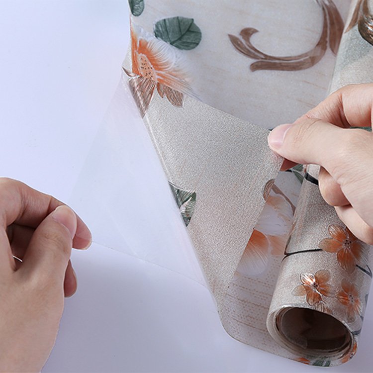 PVC Colorful Window Static Glass Decorative Film For Glass