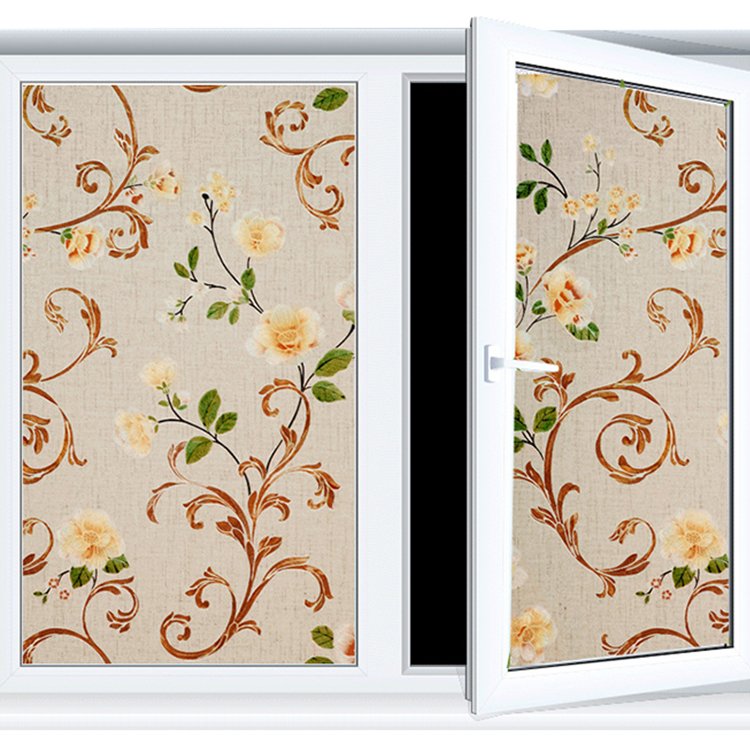 PVC Colorful Window Static Glass Decorative Film For Glass