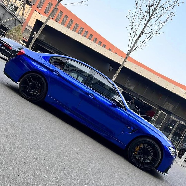 Metal Paint Blueberry The most popular blue Car Wrap Vinyl Car Body Stickers Film Color Change For Vehicle Car Wrapping