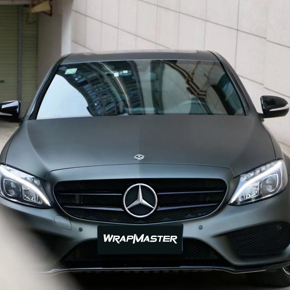 WRAPMASTER 1.52*18m Ultra Matte Metallic Mystical Green Vinyl Wrap Car Stickers