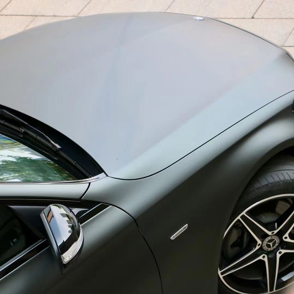 WRAPMASTER 1.52*18m Ultra Matte Metallic Mystical Green Vinyl Wrap Car Stickers