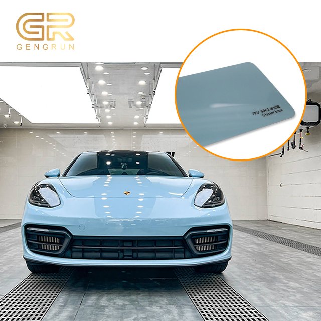 Crystal Volcanic Blue Car Wrap TPU Colorful Paint Protective Film Color PPF Film