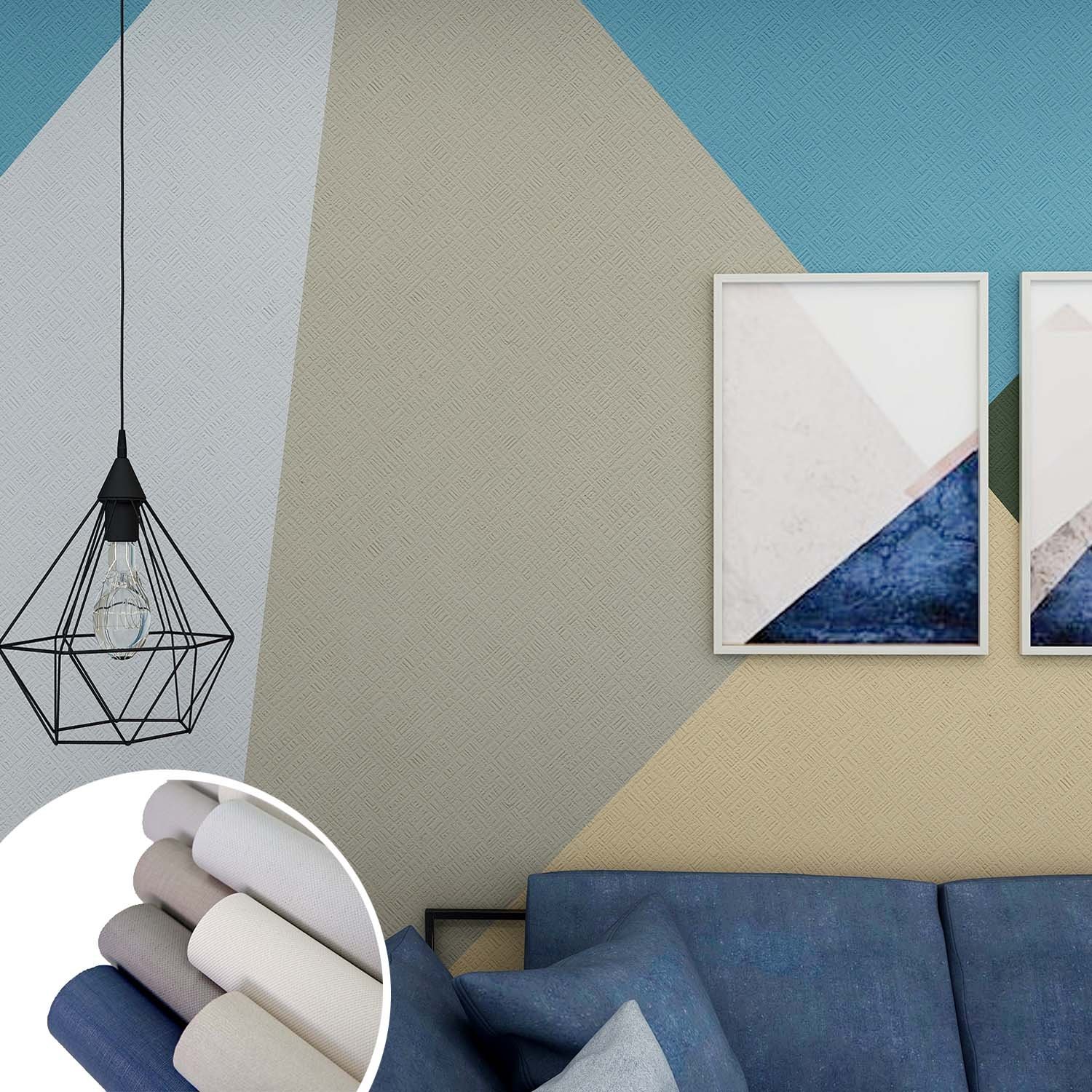Fabric Texture Laminate Multicolor Vacuum Press Laminadora Membrane Foils Roll Decorative PVC Film For Wall Panel