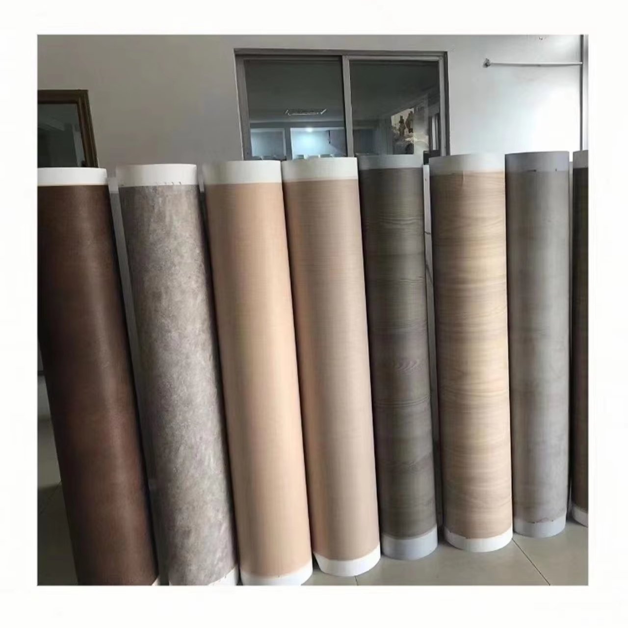 Customized wood grain pvc decoration film for furniture