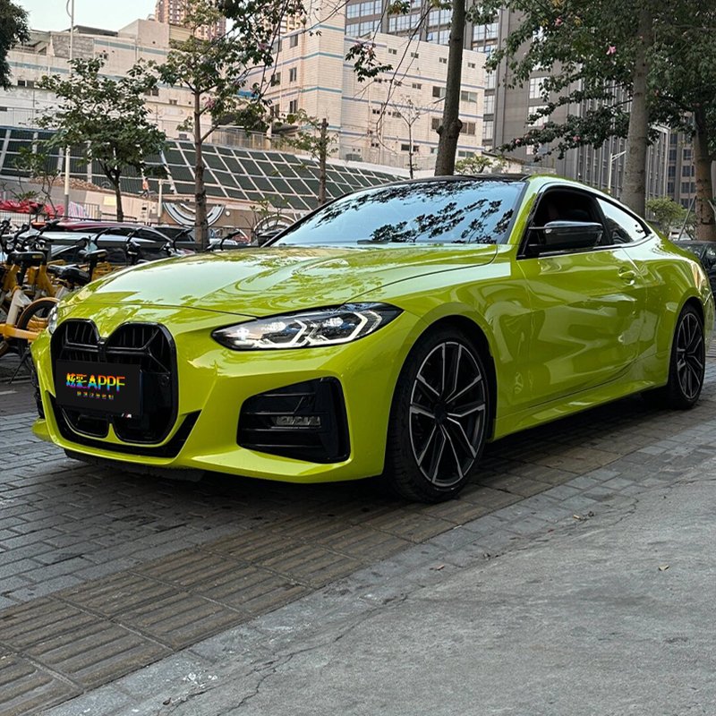 Color Change Film Color Ppf Colorful Ppf Decoration Wrap Vinyl Pet Crystal St. Paul Yellow For Car Body