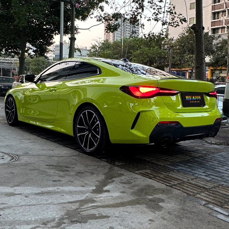 Color Change Film Color Ppf Colorful Ppf Decoration Wrap Vinyl Pet Crystal St. Paul Yellow For Car Body