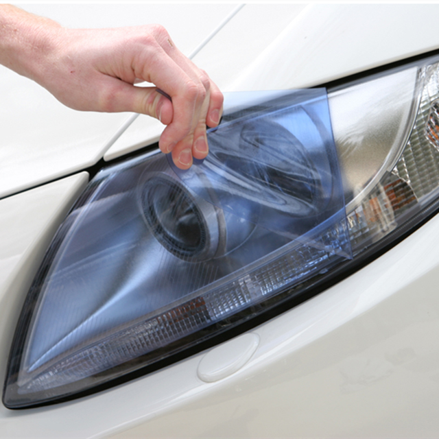 car film Tail Light PPF Size 0.3*7.5 M Decoration TPH Protection Vinyl Wrap Blue Car Light Film