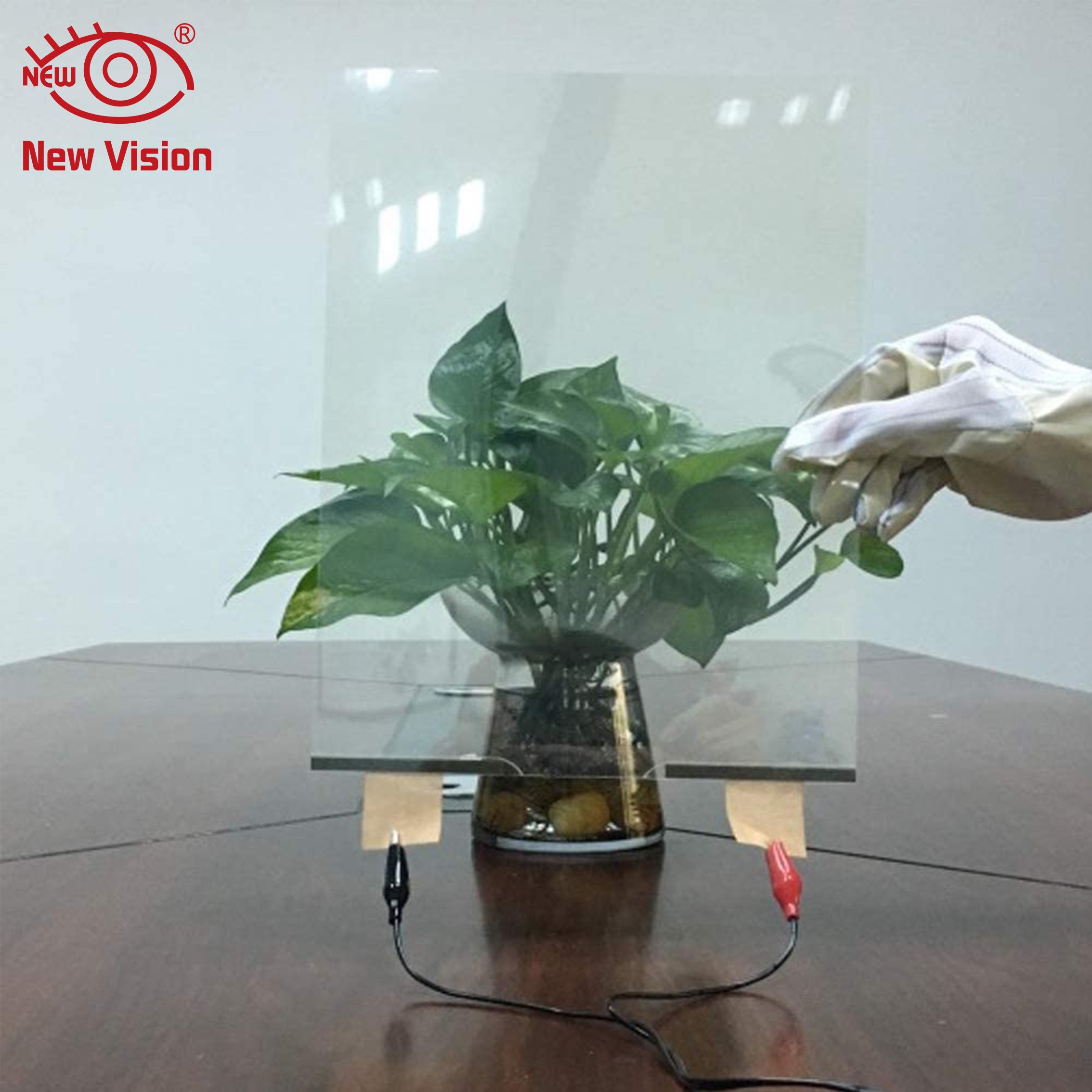 Electronic PDLC Smart Film A4 Sample PDLC Switchable Smart Film Electric Smart Glass Film