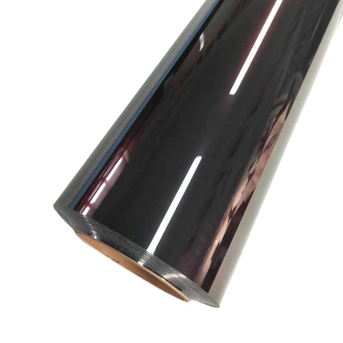 Fashioned graduated color shift 1.52*18 meters PET light control black magic red wrap vinyl