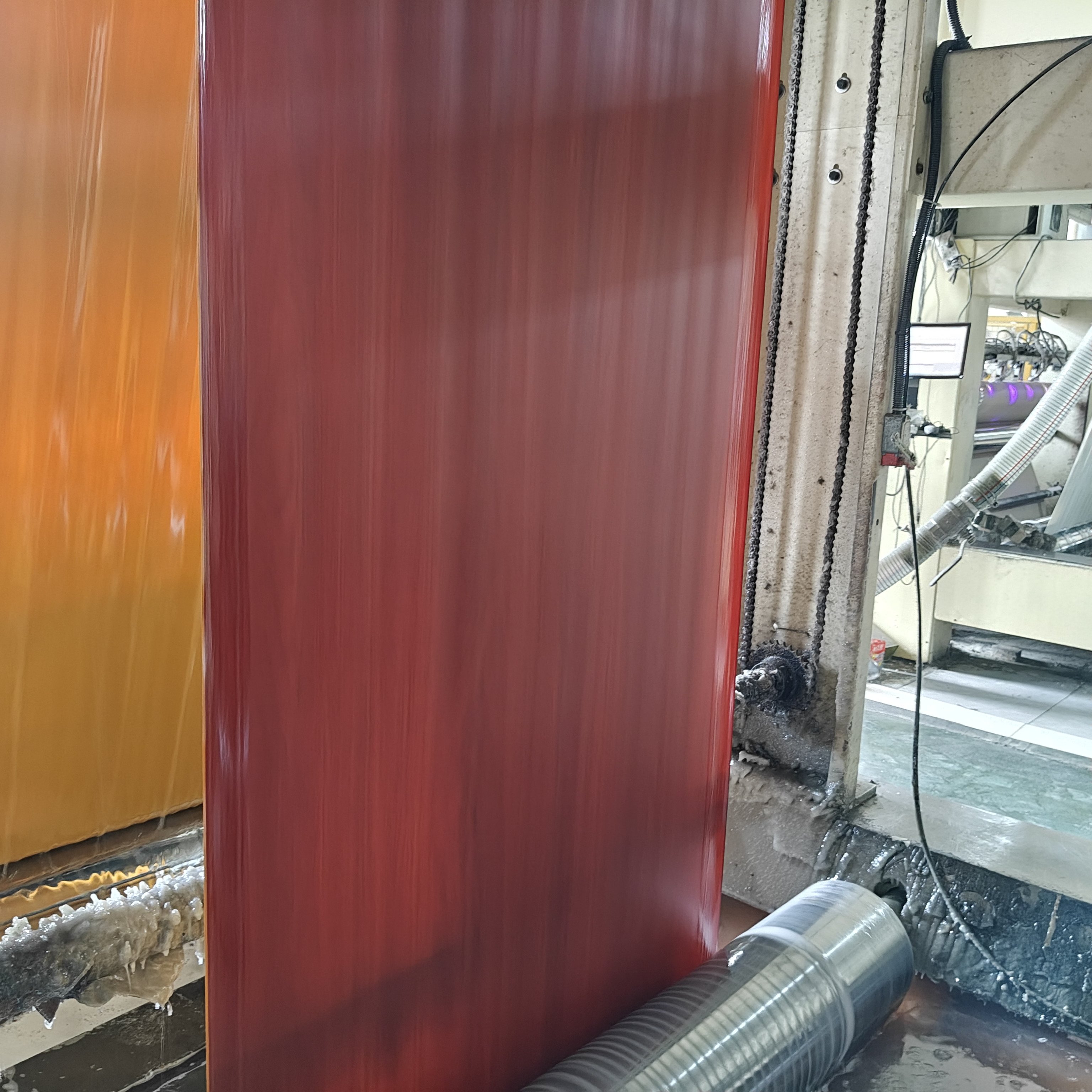 wood grain matte pvc decorative film for villa home office and furniture