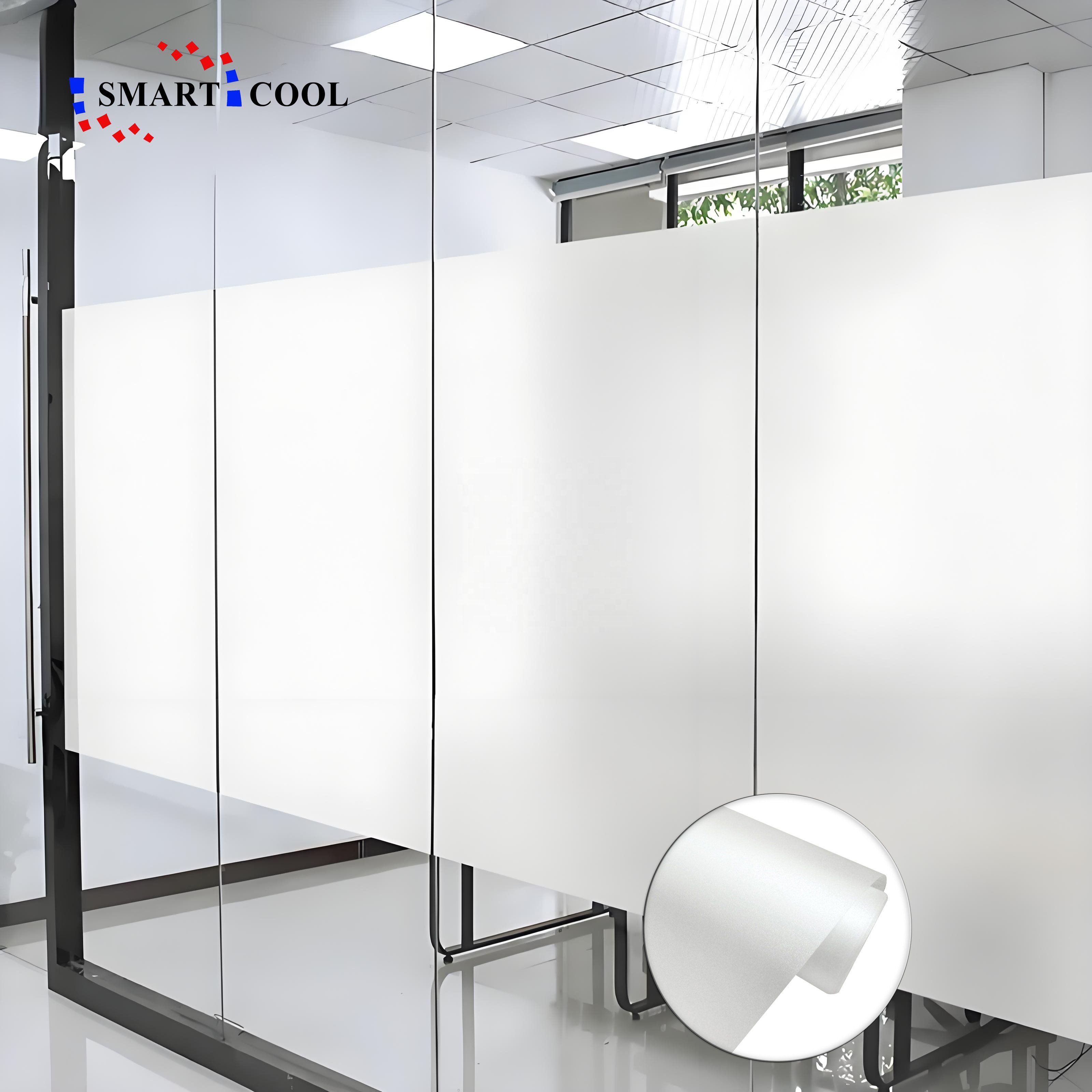 Remote Control Smart Glass Self-adhesive Car PDLC Film Roll for Office Curtains and Building Smart Decorative Window Film