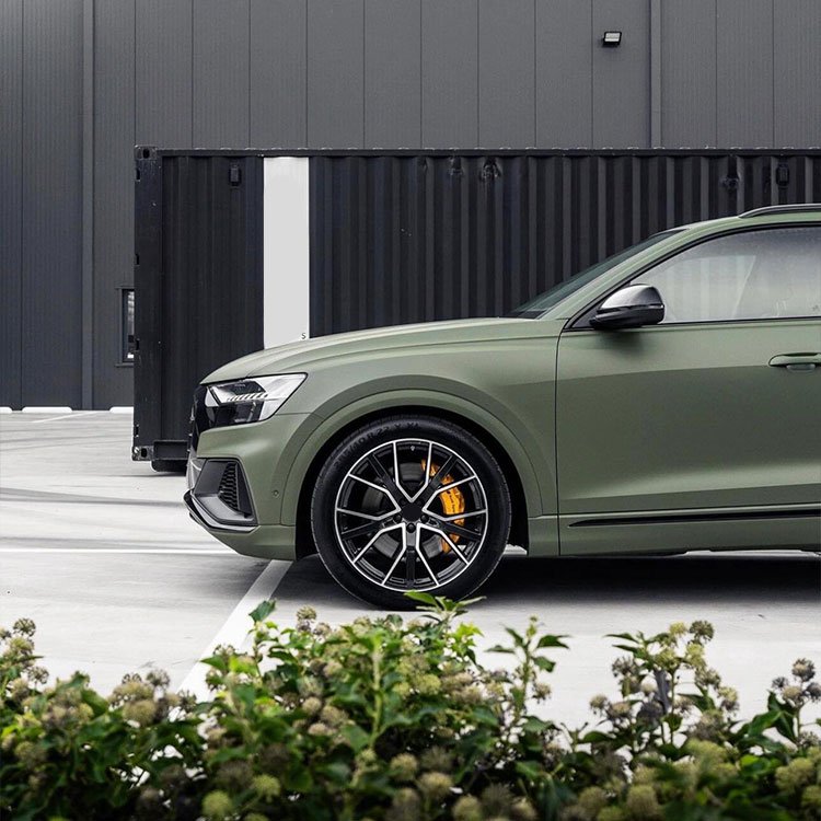 Ceramics Army Green Car Wrap Vinyl Car Body Stickers Film Color Change For Vehicle Car Wrapping