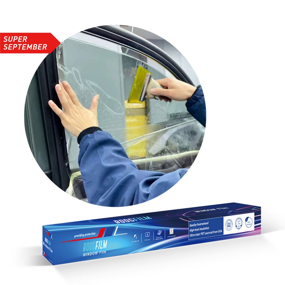 Boogfilm Wholesale Car Window Tint Decor Privacy Protection Automotive Car Window Tinting Film