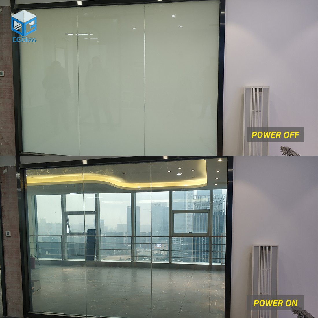 Smart Pdlc Film Self Adhesive Switchable For Glass Window For Shower Door