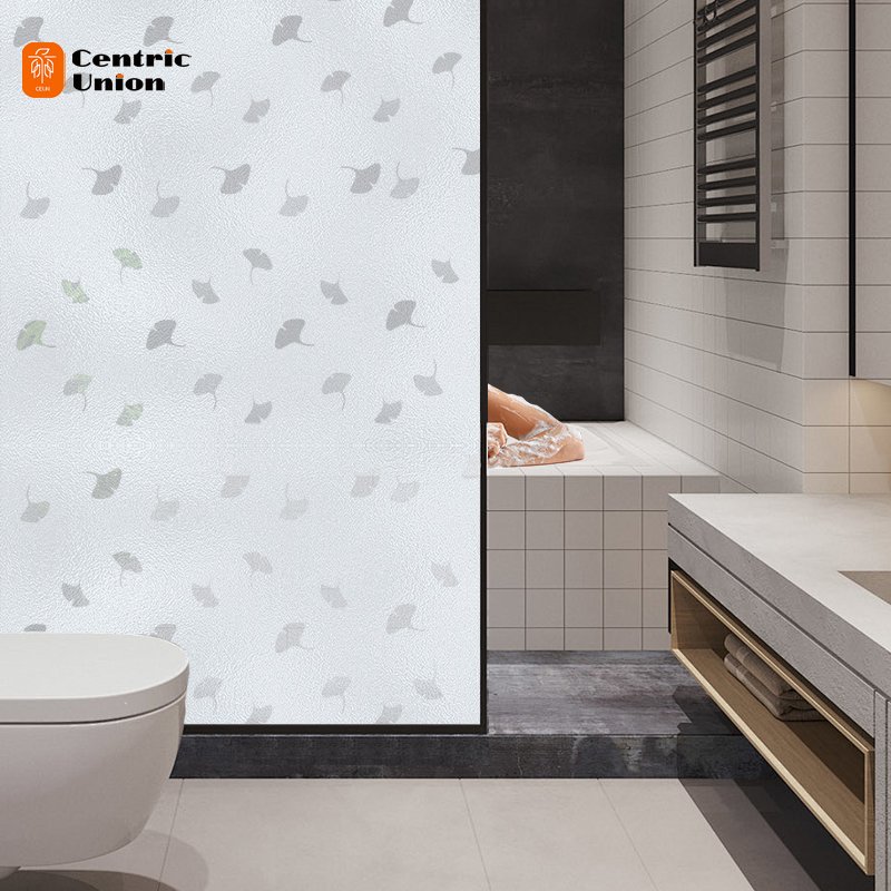Custom Cheap 3D Non-Adhesive Static Clings Decorative Pattern Privacy Removable Covering Glass Window Film For Buildings